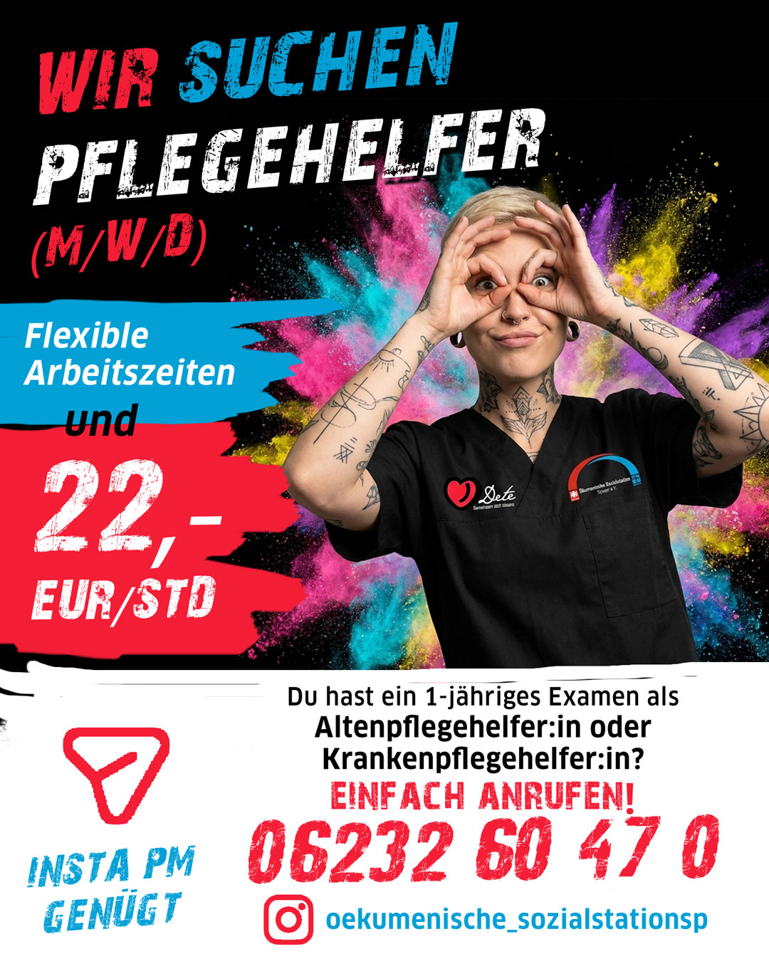 Pflegehelfer (m/w/d) gesucht